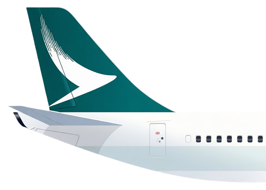 Cathay airplane artwork